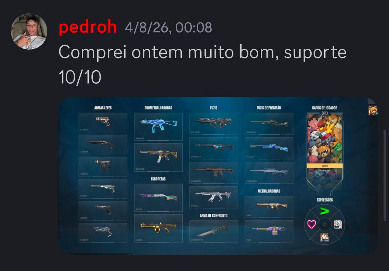 Feedback pedroh